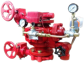 프리액션 밸브(플랜지 타입)/개폐표시형밸브 일체형