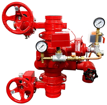 프리액션 밸브 (그루브 타입)/개폐표시형밸브 일체형