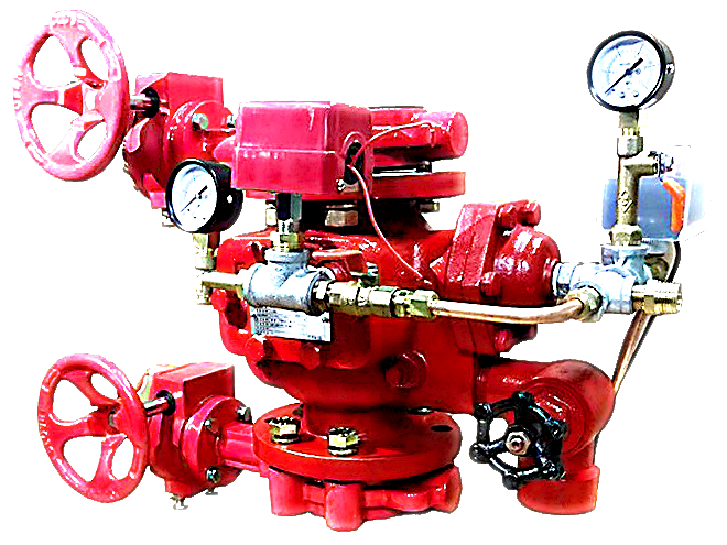 Pre-action valve (Flange type) / With butterfly valves