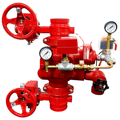  Pre-action valve (Groove type) / With butterfly valves