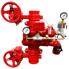  Pre-action valve (Groove type) / With butterfly valves