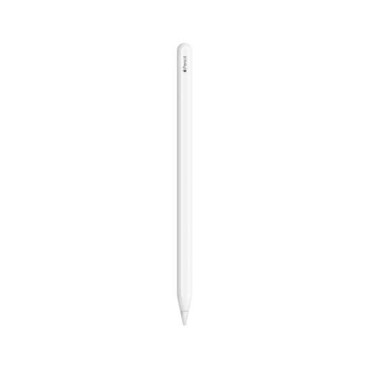 El Apple Pencil (2.ª generación) tiene un borde plano que se adhiere magnéticamente para enlazarlo y cargarlo de forma automática.