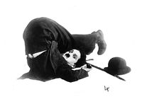 Charlie Chaplin as the 'Little Tramp'