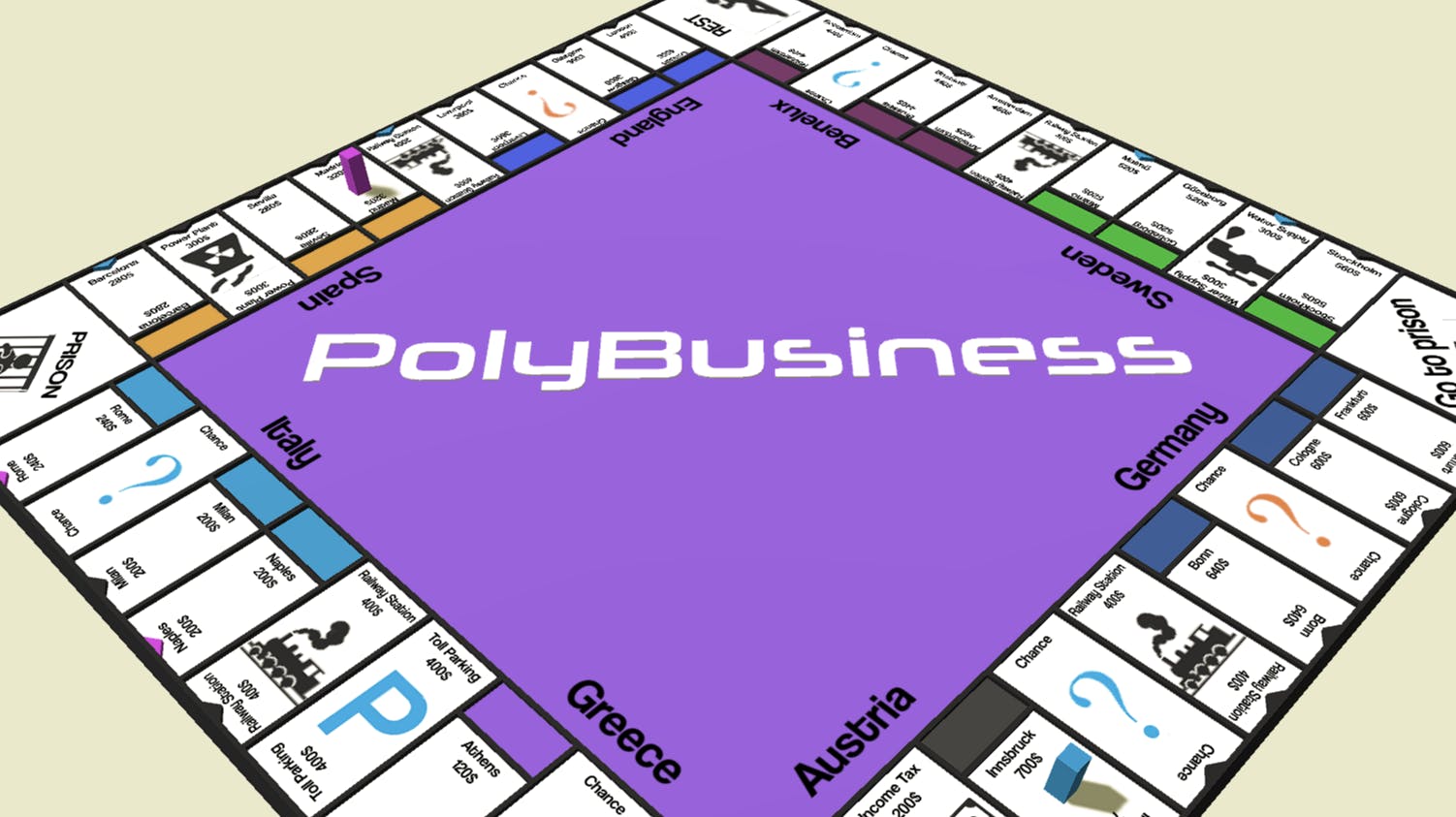 PolyBusiness (Unofficial Monopoly)