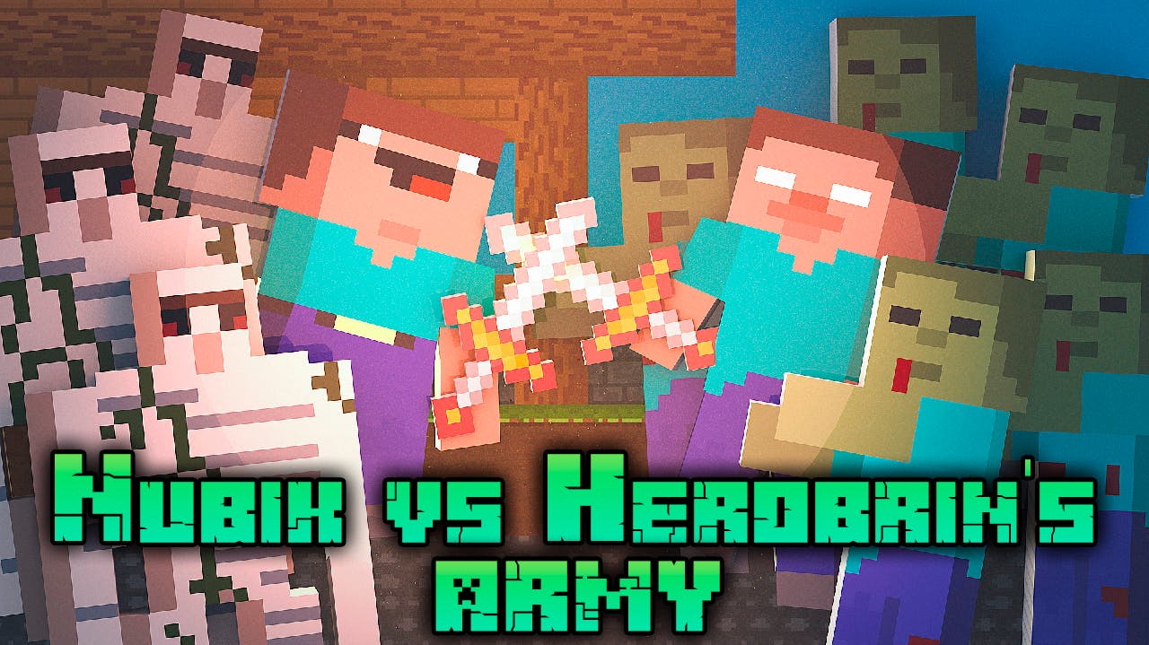 Nubik vs Herobrin's Army