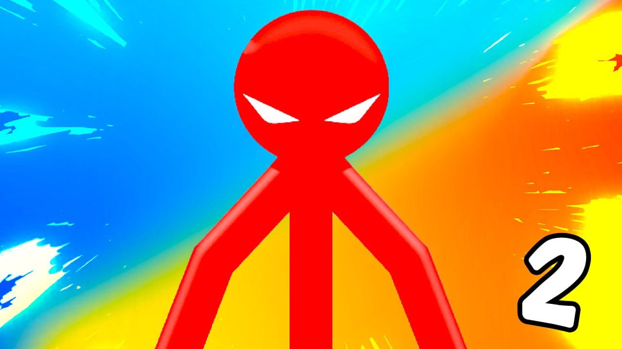 Red Stickman vs Monster School 2