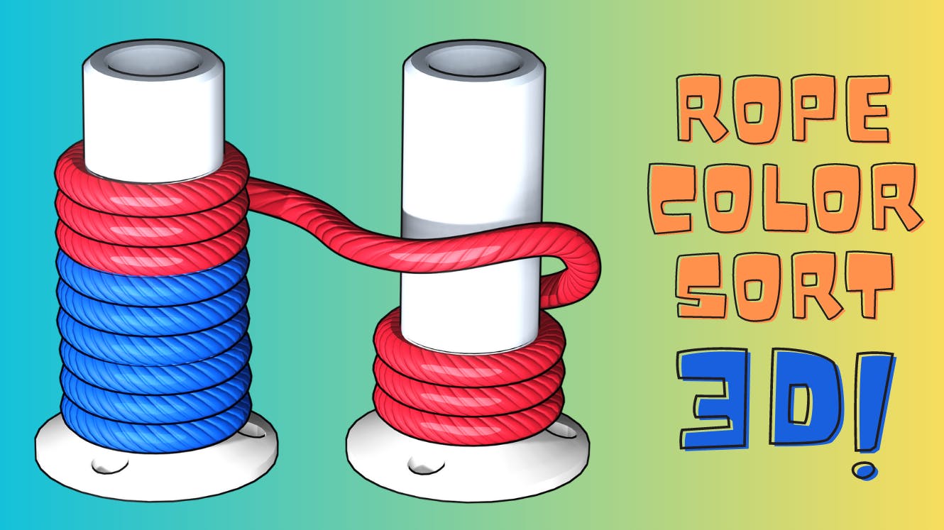 Rope Color Sort 3D