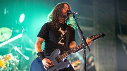 Dave Grohl of Foo Fighters at the after party for 'Studio 666' held at TCL Chinese Theatre on February 16, 2022 in Los Angeles, California.