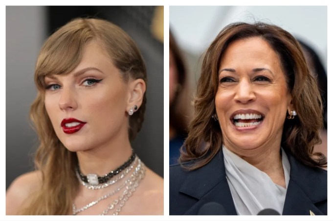 Taylor Swift and Kamala Harris endorse endorsement democratic candidate political campaign election