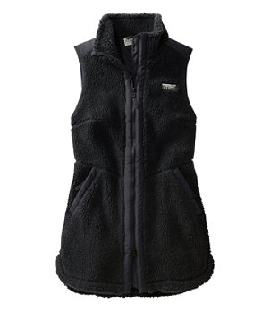 Women's Bean's Sherpa Fleece Long Vest