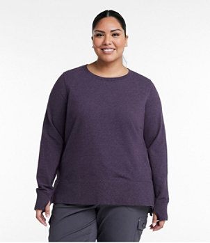 Women's L.L.Bean Cozy Sweatshirt, Split-Hem