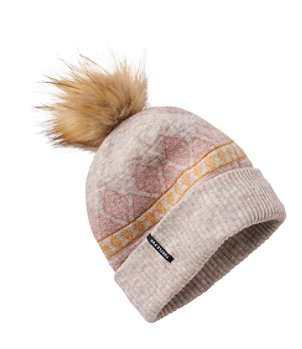 Women's Turtle Fur Ellen Pom Hat, New