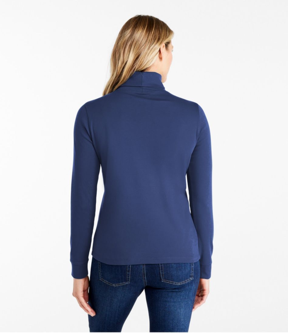 Women's L.L.Bean Interlock Turtleneck, Long-Sleeve