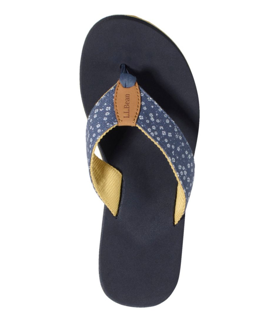 Women's Maine Isle Flip-Flops, Woven Print