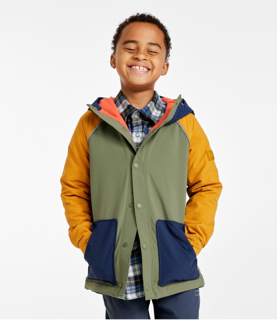 Kids' Boundless Softshell Jacket, Colorblock