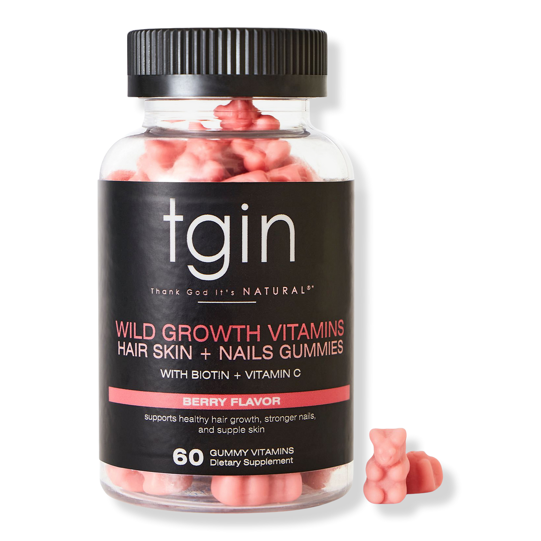 tgin Wild Growth Vitamins Hair, Skin   Nails Gummies #1