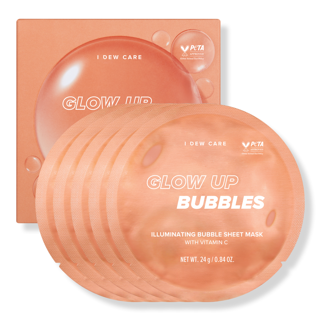 I Dew Care Glow Up Bubbles Illuminating Bubbling Sheet Mask #1