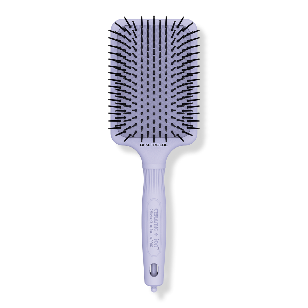 Olivia Garden Ceramic   Ion Blossom Anti-Static Cushioned Paddle Brush #1