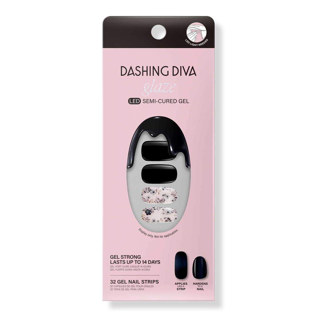 Dashing Diva Twilight Garden Glaze Semi-Cured Gel Art #1