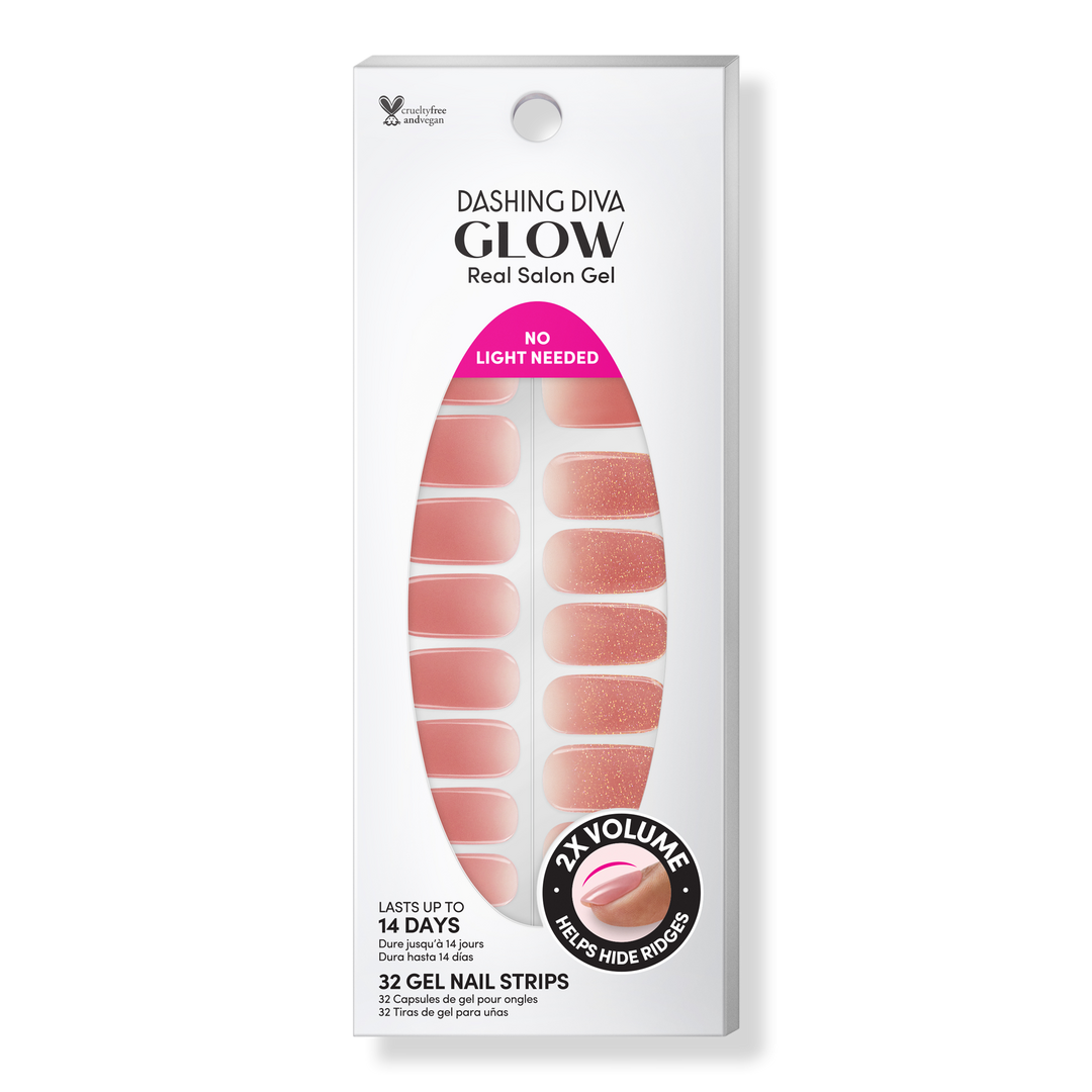 Dashing Diva Slow Burn Real Salon Gel GLOW Art #1