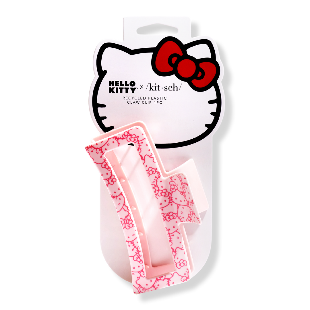 Kitsch Hello Kitty x Kitsch Jumbo Claw Clip - Pink Kitty Faces #1