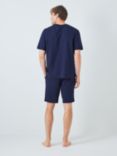 John Lewis ANYDAY Jersey T-Shirt & Shorts Pyjama Set, Navy