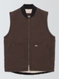 Dickies Duck Canvas Vest Gilet, Dark Brown