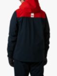 Helly Hanson Alpine Ski Jacket, Navy/Red