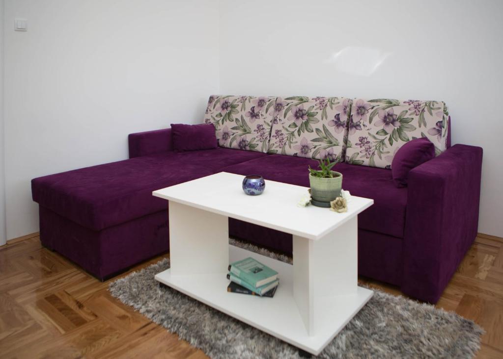 Svetainės erdvė apgyvendinimo įstaigoje Apartment Marko