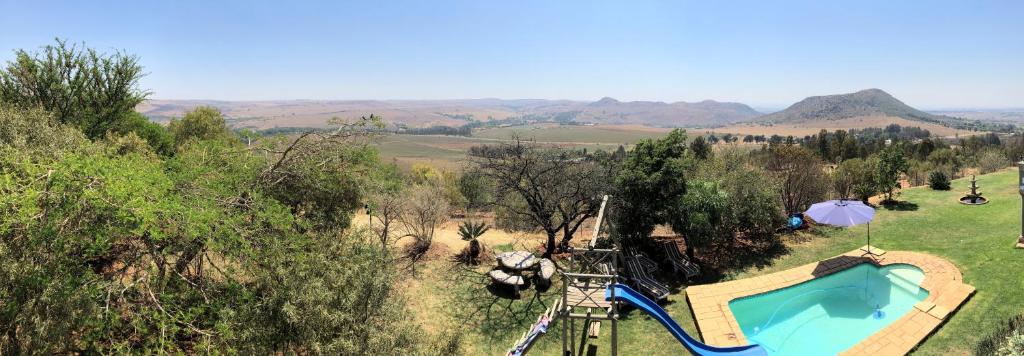 A general mountain view or a mountain view taken from the lodge