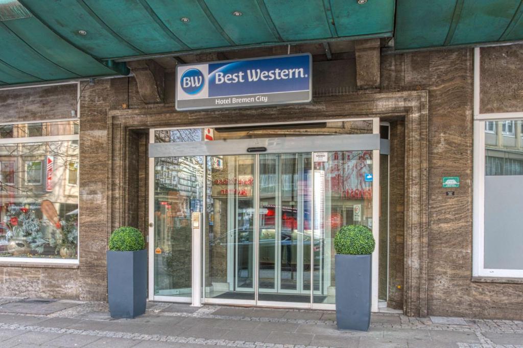 Framhlið eða inngangur Best Western Hotel Bremen City