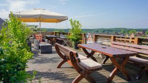 dS Hotel Bad Bentheim tesisinde bir balkon veya teras