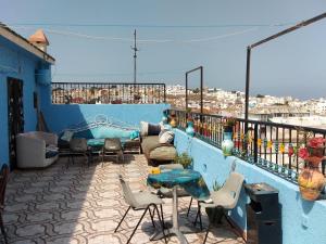 A balcony or terrace at Hôtel Marrakech