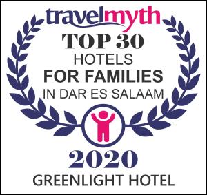 شهادة أو جائزة أو لوحة أو أي وثيقة أخرى معروضة في Greenlight Hotel