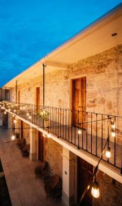 A balcony or terrace at Hotel Tabáa Oaxaca