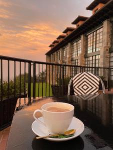 A balcony or terrace at Hotel Mirador de la Cepada