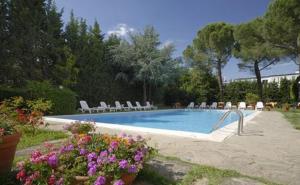 The swimming pool at or close to Hotel First