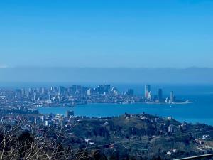 a view of a city from a hill at Cottage "Sunset" in Batumi