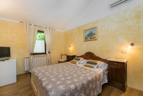 Postelja oz. postelje v sobi nastanitve B&B Carmela