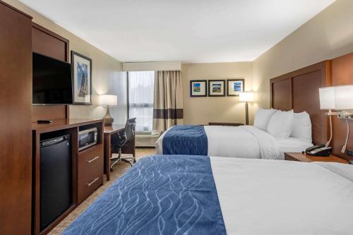 Voodi või voodid majutusasutuse Comfort Inn Nashville - Opryland Area toas