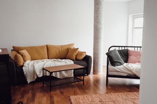 Кровать или кровати в номере Central Apartment Maister