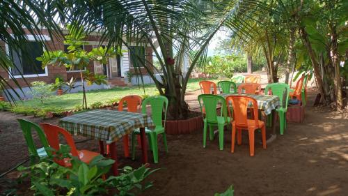 Jardí fora de Coconut Village Resort