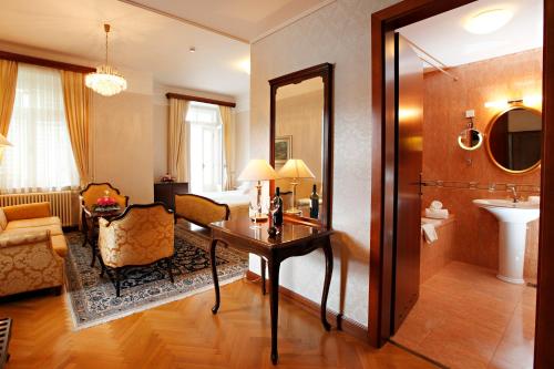 Vonios kambarys apgyvendinimo įstaigoje Grand Hotel Toplice - Small Luxury Hotels of the World