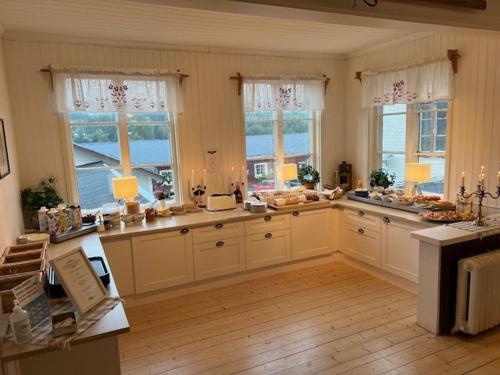 A kitchen or kitchenette at Vasacenter B&B