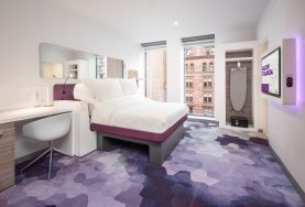 YOTEL Glasgow First Class bedroom