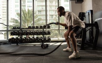 Man in gym