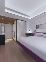 Renering of YOTEL room in Tokyo