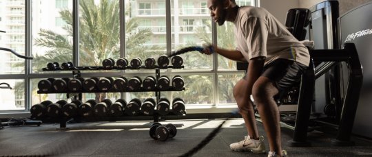 Man in gym