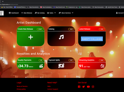 Artist Dashboard 