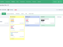 Project management (Kanban)